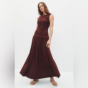 Summer Away Patmos Drop Waist Maxi Dress